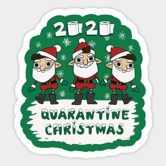 Quarantine Christmas 2020 Sticker by FouadBelbachir46